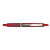 Precise V5rt Retractable Roller Ball Pen, Extra-fine 0.5mm, Red Ink, Red Barrel