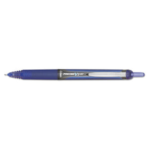 Precise V7rt Retractable Roller Ball Pen, Fine 0.7mm, Blue Ink, Blue Barrel