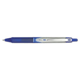 Vball Rt Liquid Ink Retractable Roller Ball Pen, 0.7mm, Blue Ink, Blue-white Barrel