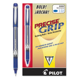 Precise Grip Stick Roller Ball Pen, Bold 1mm, Blue Ink, Blue Barrel