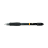 G2 Premium Retractable Gel Pen, 0.5 Mm, Black Ink, Smoke Barrel, Dozen