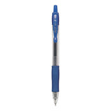 G2 Premium Retractable Gel Pen, 0.5 Mm, Blue Ink, Smoke Barrel, Dozen