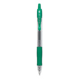 G2 Premium Retractable Gel Pen, 0.5 Mm, Green Ink, Smoke Barrel, Dozen