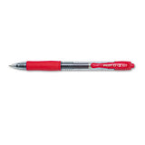 G2 Premium Retractable Gel Pen, 0.7 Mm, Red Ink, Smoke Barrel, Dozen