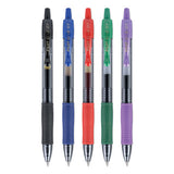 G2 Premium Retractable Gel Pen, 0.7 Mm, Assorted Ink, Smoke Barrel, 3-pack