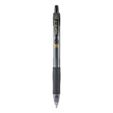 G2 Premium Retractable Gel Pen, Bold 1 Mm, Black Ink, Smoke Barrel, Dozen
