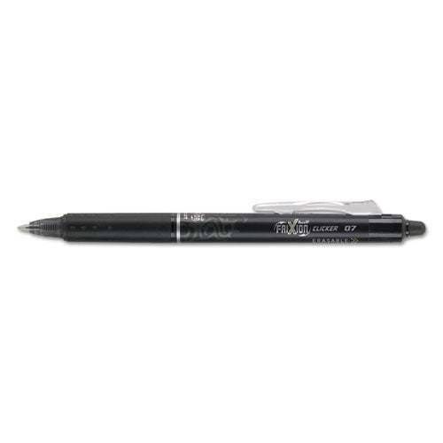 Frixion Clicker Erasable Retractable Gel Pen, 0.7 Mm, Black Ink-barrel