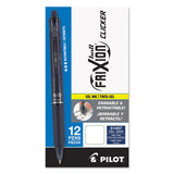 Frixion Clicker Erasable Retractable Gel Pen, Fine 0.7 Mm, Navy Ink, Navy Barrel