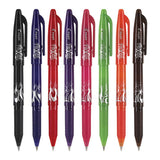 Frixion Ball Erasable Stick Gel Pen, Fine 0.7mm, Assorted Ink-barrel, 8-pack