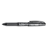 Frixion Point Erasable Stick Gel Pen, Extra-fine 0.5mm, Black Ink, Black Barrel