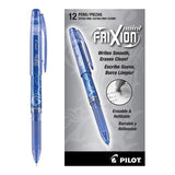 Frixion Point Erasable Stick Gel Pen, Extra-fine 0.5mm, Blue Ink, Blue Barrel