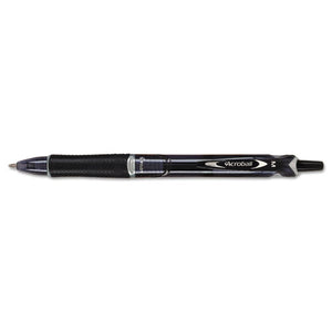 Acroball Colors Advanced Ink Retractable Ballpoint Pen, 1mm, Black Ink-barrel