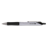 Acroball Pro Retractable Ballpoint Pen, 1 Mm, Black Ink, Silver Barrel, Dozen