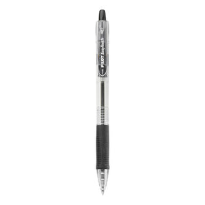 Easytouch Retractable Ballpoint Pen, Medium 1mm, Black Ink, Clear Barrel, Dozen