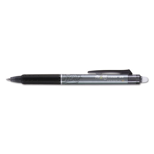 Frixion Clicker Erasable Retractable Gel Pen, 0.5 Mm, Black Ink-barrel, Dozen