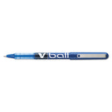 Vball Liquid Ink Stick Roller Ball Pen, 0.5mm, Blue Ink-barrel, Dozen