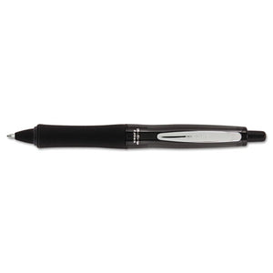 Dr. Grip Fullblack Retractable Ballpoint Pen, 1mm, Black Ink-barrel