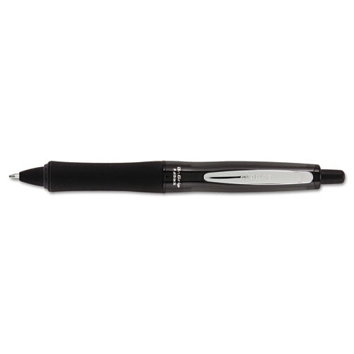 Dr. Grip Fullblack Retractable Ballpoint Pen, 1mm, Black Ink-barrel