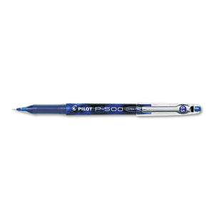 Precise P-500 Stick Gel Pen, Extra-fine 0.5mm, Blue Ink-barrel, Dozen