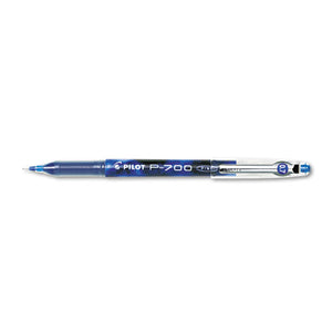 Precise P-700 Stick Gel Pen, Fine 0.7mm, Blue Ink-barrel, Dozen