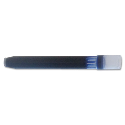 Plumix Fountain Pen Refill Cartridge, Permanent Black Ink, 12-box