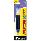 Refill For Pilot Precise V7 Rt Rolling Ball, Fine Point, Blue Ink, 2-pack