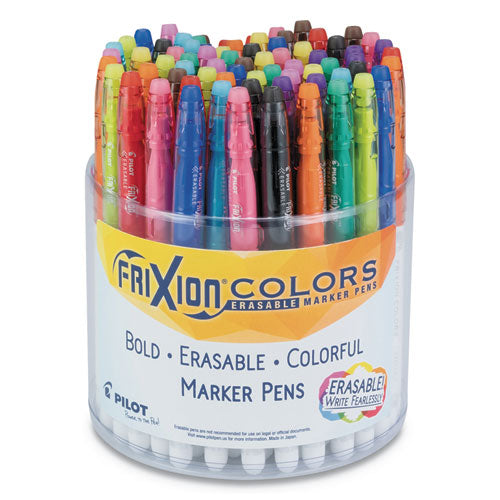 Frixion Colors Erasable Porous Point Pen, Stick, Bold 2.5 Mm, Assorted Ink And Barrel Colors, 72-pack