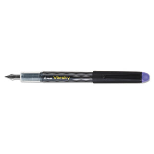 Varsity Fountain Pen, Medium 1mm, Purple Ink, Gray Pattern Wrap Barrel