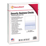 Standard Security Check, 11 Features, 8.5 X 11, Blue Marble Bottom, 500-ream