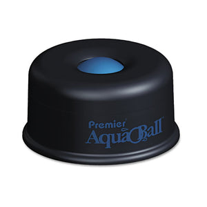 Aquaball Floating Ball Envelope Moistener, 1 1-4" X 1 1-4" X 5 3-8", Black, Blue