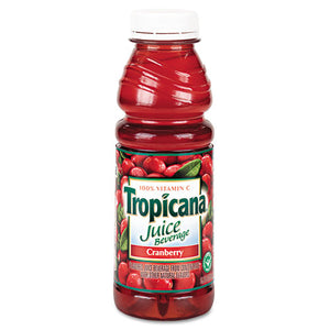 Juice Beverage, Cranberry, 15.2oz Bottle, 12-carton
