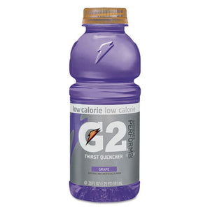 G2 Perform 02 Low-calorie Thirst Quencher, Grape, 20 Oz Bottle, 24-carton