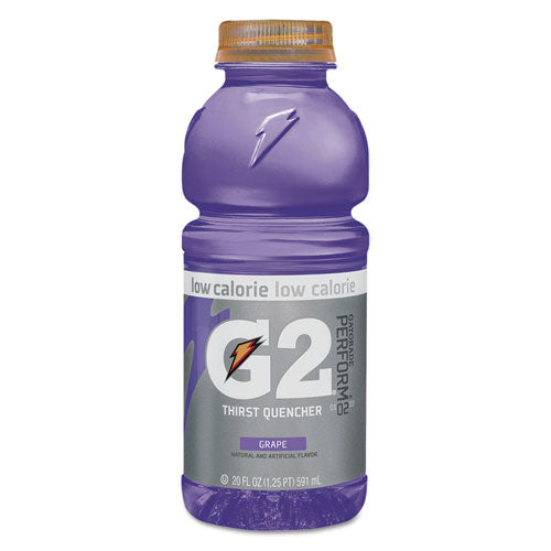 G2 Perform 02 Low-calorie Thirst Quencher, Grape, 20 Oz Bottle, 24-carton