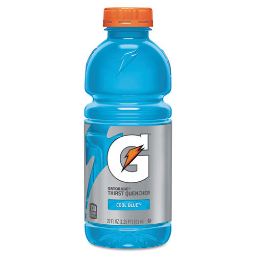 G-series Perform 02 Thirst Quencher, Cool Blue, 20 Oz Bottle, 24-carton
