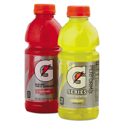 G-series Perform 02 Thirst Quencher Fruit Punch, 20 Oz Bottle, 24-carton