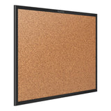 Classic Series Cork Bulletin Board, 48x36, Black Aluminum Frame