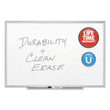 Classic Porcelain Magnetic Whiteboard, 36 X 24, Black Aluminum Frame