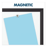 Classic Porcelain Magnetic Whiteboard, 48 X 36, Black Aluminum Frame