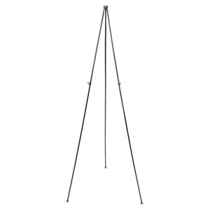 Full Size Instant Easel, 62-3-8" Maximum Height, Steel, Black