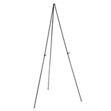 Full Size Instant Easel, 62-3-8" Maximum Height, Steel, Black