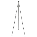 Full Size Instant Easel, 62-3-8" Maximum Height, Steel, Black