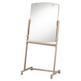 Total Erase Reversible Mobile Easel, 31 X 41, White Surface, Neutral Frame