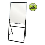 Futura Dry Erase Presentation Easel, Melamine, 26 X 35, White, Black Frame