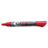 Enduraglide Dry Erase Marker, Broad Chisel Tip, Red, Dozen