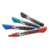 Enduraglide Dry Erase Marker, Broad Chisel Tip, Assorted Colors, 4-set