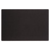 Oval Office Fabric Bulletin Board, 36 X 24, Black