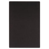 Oval Office Fabric Bulletin Board, 48 X 36, Black