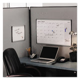 Magnetic Dry-erase Board, Steel, 11 X 14, White Surface, Silver Aluminum Frame