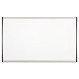 Magnetic Dry-erase Board, Steel, 14 X 24, White Surface, Silver Aluminum Frame