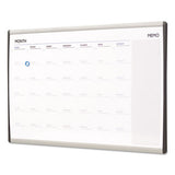 Magnetic Dry-erase Calendar, 18 X 30, White Surface, Silver Aluminum Frame